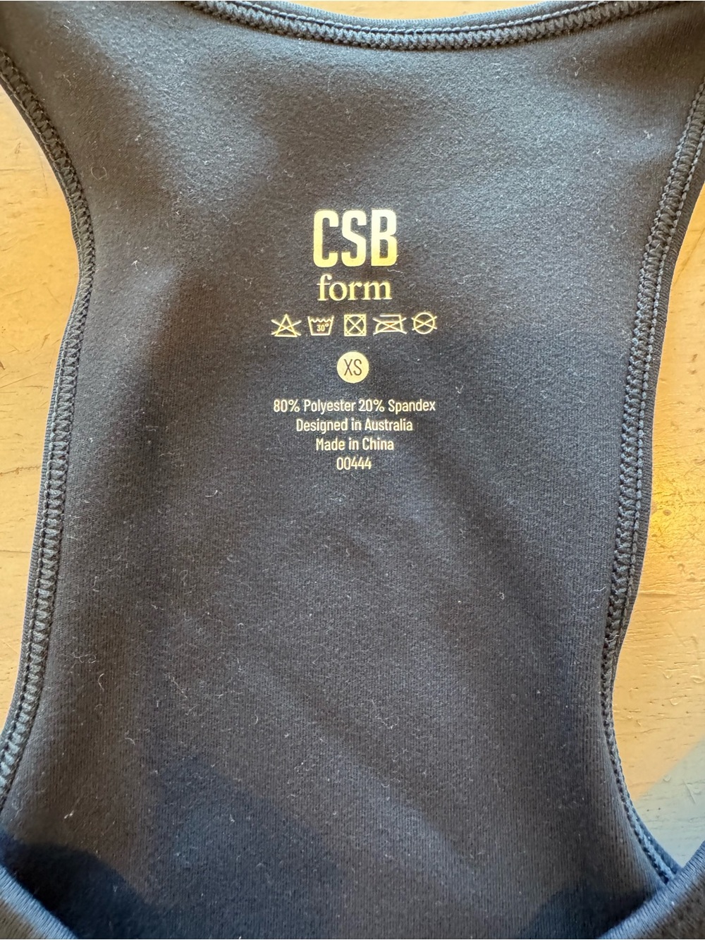 NWT Crop shop Boutique form leisure tank xs navy - Picture 4 of 7